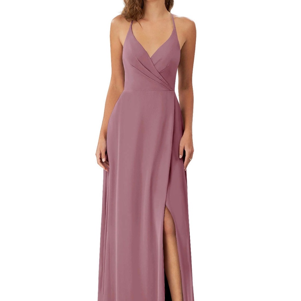 Azazie Davis dress in vintage mauve size A4